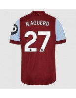 West Ham United Nayef Aguerd #27 Domácí Dres 2023-24 Krátký Rukáv